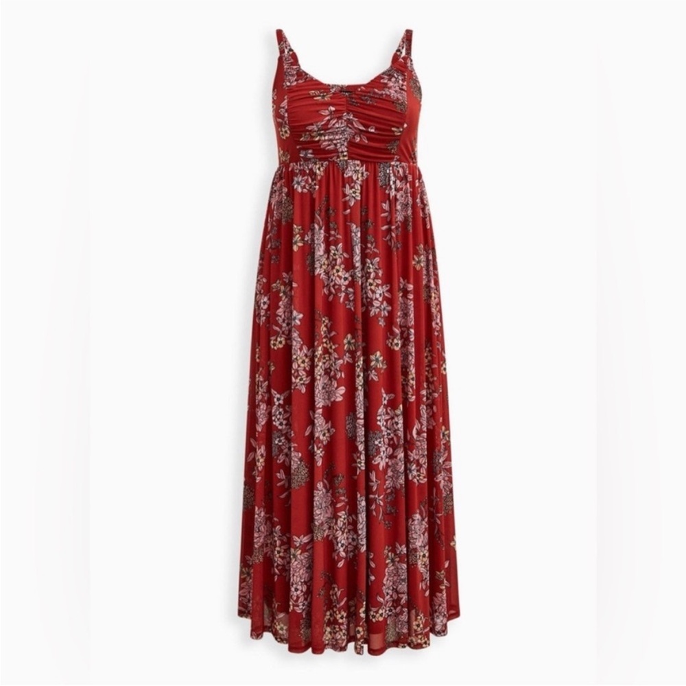 NWT TORRID pleated floral sundress. Size 4 (26w) - Picture 7 of 7